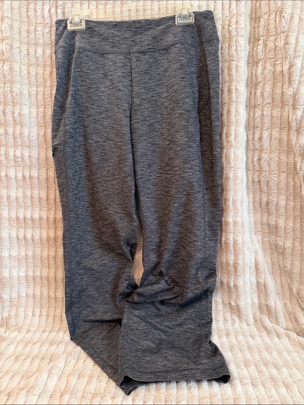 Duluth Trading Co Gray Heather Active Leggings